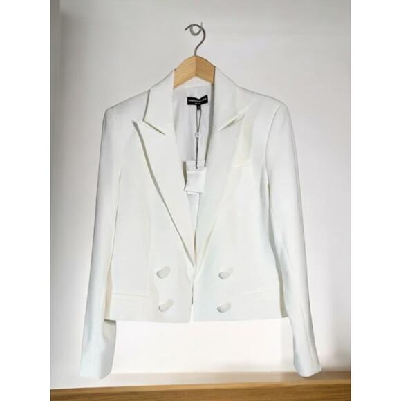 NWT - Generation Love Penn Crepe Blazer in White Size: XL - Picture 4 of 7